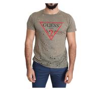 Guess - T-shirt Splendida - - Tops - Uomo - Marrone - L