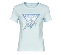 Guess T-shirt SS CN ICON TEE in Blu EU S