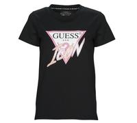 Guess T-shirt SS CN ICON TEE in Nero EU S
