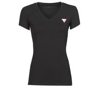 Guess T-shirt SS VN MINI TRIANGLE TEE in Nero EU XS
