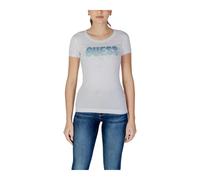 Guess - T-shirt Stampata con Strass - - Tops - Donna - Bianco - S