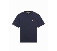 Guess T-Shirt Uomo Logo Frontale Girocollo Manica Corta Cotone Casual Originale