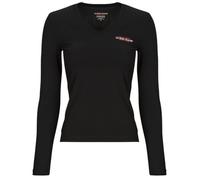 Guess T-shirts a maniche lunghe GJ LS VN SLIM MINI AMERICA in Nero EU L