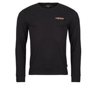 Guess T-shirts a maniche lunghe LS CN SLIM AMERICAN TR TEE in Nero EU L
