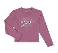 Guess T-shirts a maniche lunghe MIDI LS T-SHIRT in Rosa 8 ans