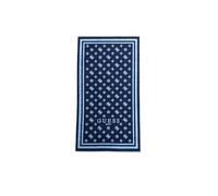 GUESS Telo Mare 4g logo peony, 180 x 100 cm, blu e azzurro
