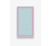 GUESS Telo Mare 4g logo peony, 180 x 100 cm, Verde Acqua e Rosa