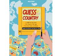 Guess That Country: Fun and Educational Trivia Game with +150 Cut-Out Cards for Kids, Teens, and Adults. Perfect for Family Night, Game Night, and Classrooms.