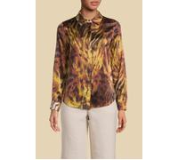 GUESS The Icon Blouse Printed Liquid Gold Print Taglia: L | Outlet | Donna | Giallo