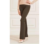 GUESS The New Chloe Pant Olive Branch Taglia: 48 | Pantaloni a zampa di elefante Outlet | Donna | Verde