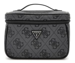 GUESS Toiletry Train Case Coal Logo