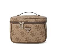 Guess Borsa trucco Toiletry Train Case – Unisex con Logo – Latte/Marrone