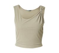 GUESS Top da donna a maniche corte Eco Aimee Jewel Drap Top, Verde muschiato, S