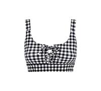 Guess Top da Donna Marchio, Modello Davina Active Bra V3GP12MC049, Realizzato in Sintetico. Nero