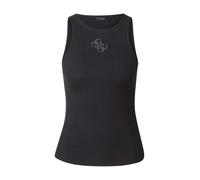 GUESS Top 'GUENDALINA' nero / argento Donna - Abbigliamento - Taglie comode - Maglie e top - Top GUESS S