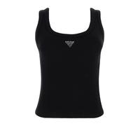 GUESS Top nero / argento Donna GUESS XL