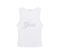 Guess W6gp22k2954 Sleeveless Top Bianco L Donna