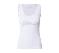 GUESS Top 'RAISSA' trasparente / bianco Donna GUESS L trasparente / bianco