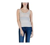 Guess, ,Tops ,Donna ,Beige ,XL Canotta Girocollo Senza Maniche