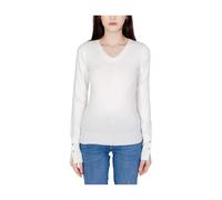 Guess, ,Tops ,Donna ,Bianco ,XL Maglia di Cotone Bianca