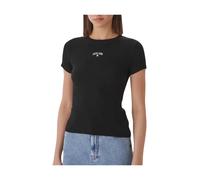 Guess, ,Tops ,Donna ,Nero ,S W6Gpz3 Ka0H1 GJ SS CN RIB Embro TEE