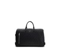 Guess Torino - Borsone Uomo da Viaggio Nero in Poliuretano | Borsone da Viaggio Uomo in 100% Poliuretano, Versatile per il Quotidiano e il Weekend, Logo, Accessorio Casual