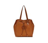 GUESS Calebra Drawstring Tote Cognac