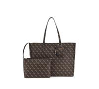 GUESS Power Play II Large Tech Tote Brown Logo