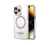 GUESS TPU outline COVER per Apple iPhone 14 Pro Max, Trasparente