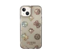 GUESS TPU peony COVER per Apple iPhone 14, Nero