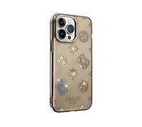 GUESS TPU peony COVER per Apple iPhone 14 Pro, Nero