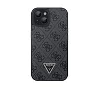 GUESS Triangle Diamond 4G Cover per Apple iPhone 15, Nero