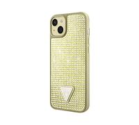 GUESS Triangle diamond COVER per Apple iPhone 15, Dorato