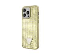 GUESS - Cover Per Iphone 15 Pro Max Triangle Diamond, Oro