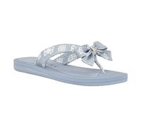 GUESS Tuta, Infradito Donna, Light Blue Star Multi, 36 EU