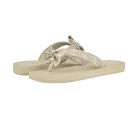 GUESS Tuta, Infradito Donna, Logo Taupe, 37.5 EU
