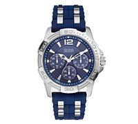 Guess U0366G2 - Orologio da polso da uomo, cinturino in caucciù colore blu