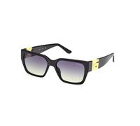 Guess Unisex GU7916 41B Occhiali da sole Iniettato Giallo Grigio Squadrata Normale Sfumato