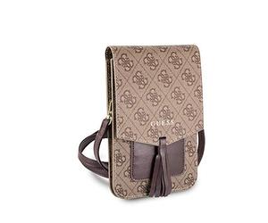 Guess Universal, Travel Accessory-Bi-Fold Wallet Unisex-Adult, Alluminio, iPhone 12 Pro, Beige