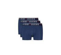 Guess Uomo Boxer Confezione da 3 Brian Hero Boxer Trunk 3 Pack Blu