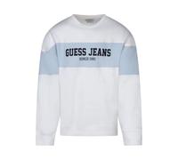GUESS Uomo Felpa A Girocollo M4BQ39K9V31 Cotone Bianco M