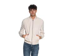 GUESS Uomo Giacca Bomber M6RL09WJ362 Poliestere Beige XL