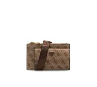 GUESS Uomo Mini Borsa Milano Flat Bumbag Beige/Marrone | design iconico Guess, scomparto principale capiente, logo signature del brand
