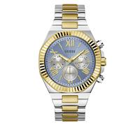 GUESS Orologio analogico blu chiaro / oro / nero / argento, Taglia One Size