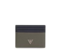Guess Uomo Porta Carte Milano Card Holder Grigio/Blu