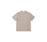 GUESS Uomo T-Shirt Manica Corta M6GP34K3200 Cotone Beige Scuro L