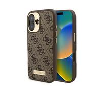 GUESS Urti COVER per Universalo iPhone 16 Plus, 4G, iPhone 16 Plus , iPhone 16 Plus, Marrone