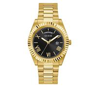 Guess US - Orologio analogico da uomo, color oro e nero, uno