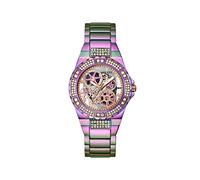 Guess US Orologio multifunzione da donna iridescente Glitz, uno