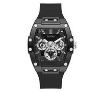Guess US - Orologio multifunzione in nero e argento, uno